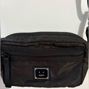 ACNE STUDIOS Black Akila Crossbody Face Bag